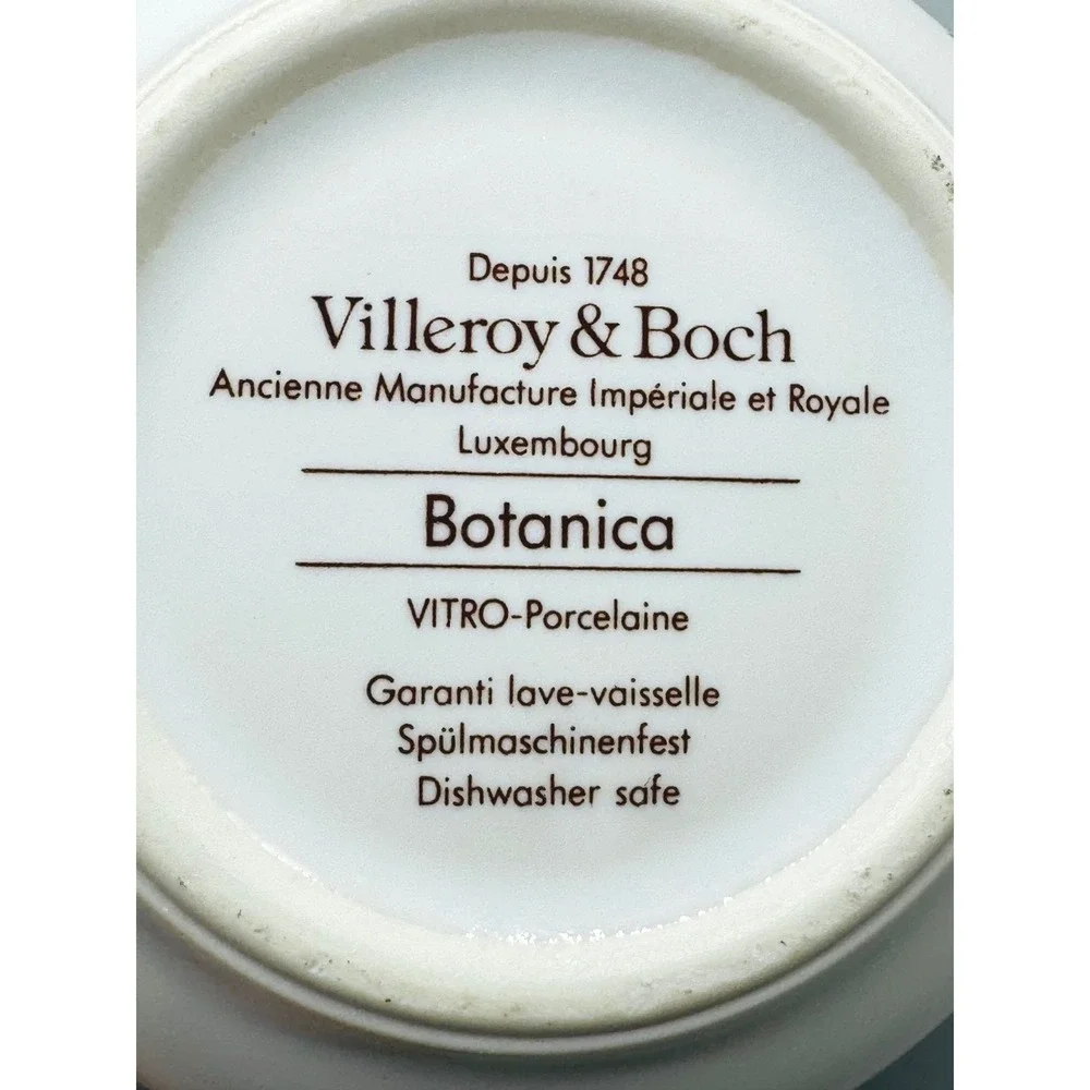 Villeroy Boch Botanica Jam Jelly Jar‎ Yellow Convolvulus Jalapa Floral
